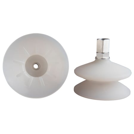 Fipa Bellows vacuum cup diam. 88 mm, Silicone transparent 22.088.159.2